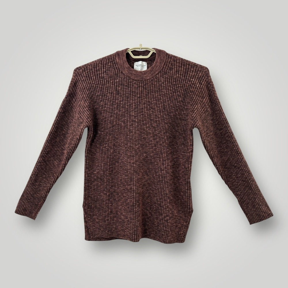 Abercrombie &‎ Fitch Sweater Womens XS Ribbed Knit Pullover AF Collection Soft